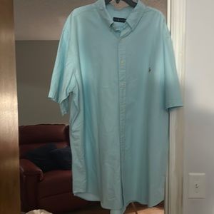 Brand new, short sleeve button down, Ralph Lauren